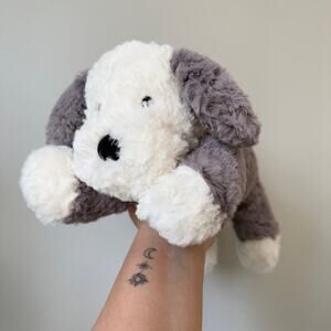 AUTHENTIC Jellycat Tumblie Sheep Dog Medium NWT - Fast Shipping!